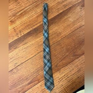 Vintage 100% New Wool Made in Scotland Plaid Tie